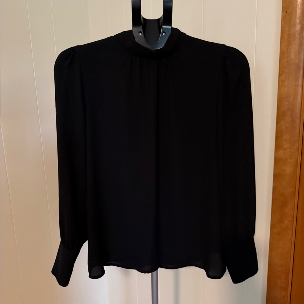 Jcrew factory black blouse size small